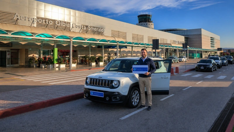 Vacanza a Olbia: auto a noleggio e appartamento - futuraservice Consegna auto a noleggio all’Aeroporto di Olbia con staff Futura Service